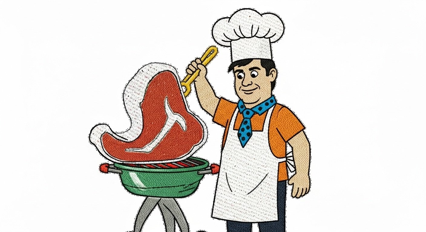 One day, Orson and Cedric went to a steak house for dinner. They could select their steak before it was grilled as part of a special deal. As soon as the waiter took out two steaks, Cedric quickly picked them up content image