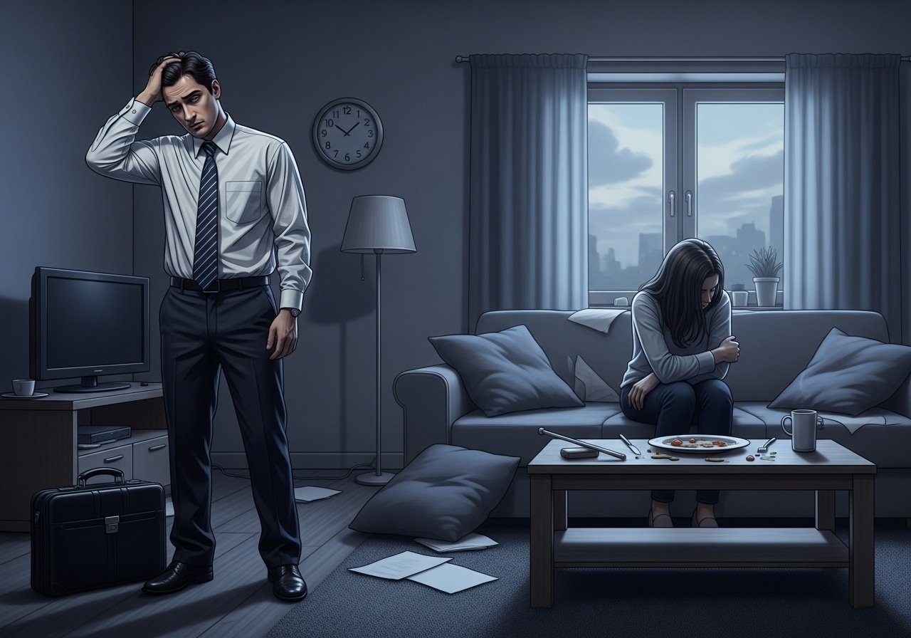 Arriving home from work at my usual hour of 5 p.m. I discovered that it had not been one of my wife's better days. Nothing I said or did seem to be right. By 7 p.m., things had not changed content image